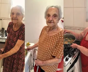Imagem ilustrativa da imagem Idosa de 101 anos viraliza na web com receitas de família