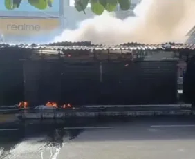Imagem ilustrativa da imagem Incêndio no camelódromo do Recife: o que sabemos até agora
