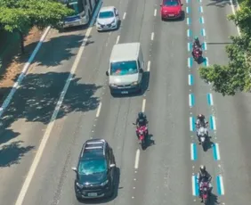 Imagem ilustrativa da imagem Prefeitura da Serra estuda criar faixa exclusiva para motociclistas