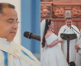 Imagem ilustrativa da imagem VÍDEO | Padre dá “bronca” por uso de celular em casamento no ES e viraliza