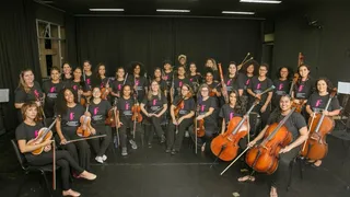 Imagem ilustrativa da imagem Homenagem ao Rock com orquestra de mulheres