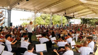 Imagem ilustrativa da imagem Orquestra Sinfônica do ES leva música e cultura ao Parque Casa do Governador