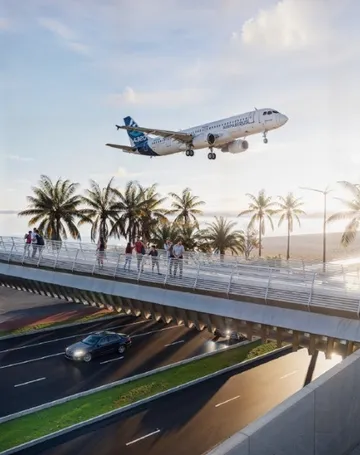 Imagem ilustrativa da imagem Jardim Camburi pode ganhar passarela com ciclovia e mirante para aeroporto