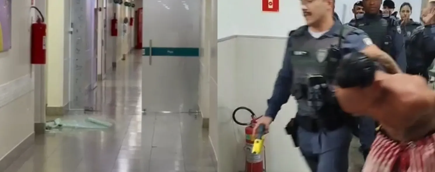 Imagem ilustrativa da imagem Homem é preso após invadir hospital particular e agredir enfermeira em Cariacica