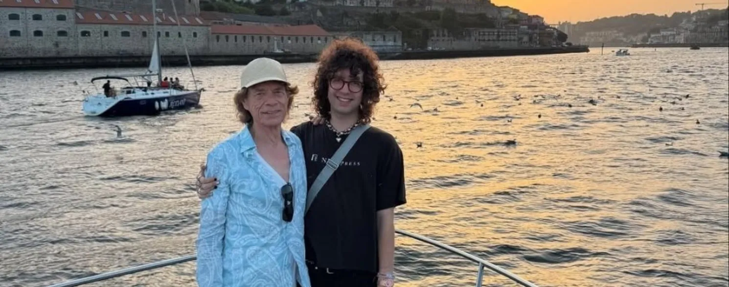 Imagem ilustrativa da imagem Lucas Jagger abre álbum de viagem para Portugal com o pai, Mick Jagger