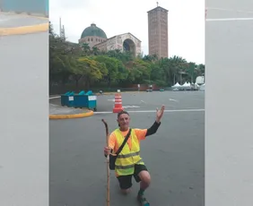 Imagem ilustrativa da imagem 765 quilômetros: capixaba faz 18 dias de peregrinação a pé até Aparecida