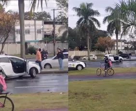 Imagem ilustrativa da imagem Acidente envolvendo dois carros mata mulher em avenida da Serra