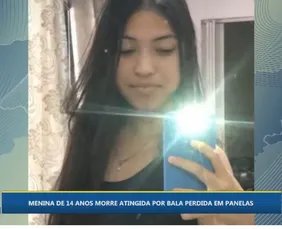 Imagem ilustrativa da imagem Adolescente morre após ser atingida por bala perdida en Panelas