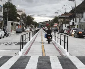 Imagem ilustrativa da imagem Após investimento de R$ 8 milhões, avenida é liberada com nova ciclovia em Vitória