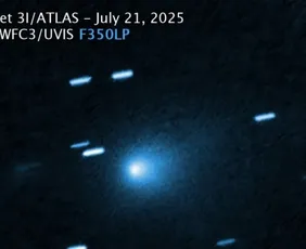 Imagem ilustrativa da imagem Cometa 3I/ATLAS tem intrigado cientistas e gerou alerta da NASA