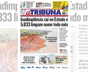 Imagem ilustrativa da imagem Confira os destaques do jornal A Tribuna desta quarta-feira
