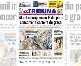 Imagem ilustrativa da imagem Confira os destaques do jornal A Tribuna desta quinta-feira