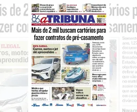 Imagem ilustrativa da imagem Confira os destaques do jornal A Tribuna desta sexta-feira