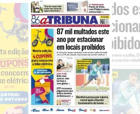 Imagem ilustrativa da imagem Confira os destaques do jornal A Tribuna desta terça-feira