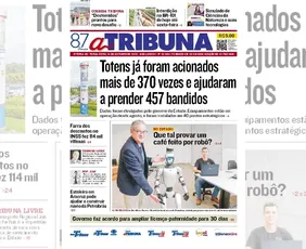 Imagem ilustrativa da imagem Confira os destaques do jornal A Tribuna desta terça-feira