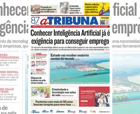 Imagem ilustrativa da imagem Confira os destaques do jornal A Tribuna deste domingo