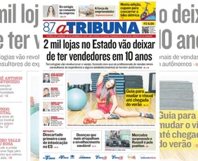 Imagem ilustrativa da imagem Confira os destaques do jornal A Tribuna deste domingo