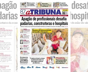 Imagem ilustrativa da imagem Confira os destaques do jornal A Tribuna deste domingo