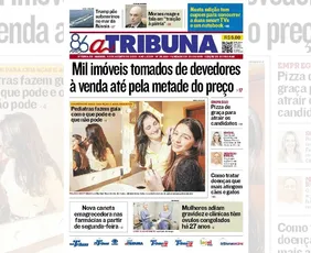 Imagem ilustrativa da imagem Confira os destaques do jornal A Tribuna deste sábado