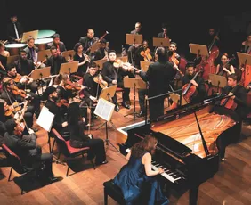 Imagem ilustrativa da imagem Coral e orquestra em concertos de graça no ES