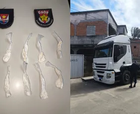Imagem ilustrativa da imagem Droga encontrada em para-choque de carreta é apreendida pela Guarda de Vitória