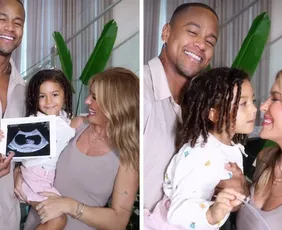 Imagem ilustrativa da imagem Léo Santana e Lore Improta anunciam gravidez do segundo filho: 'Agora somos 4'