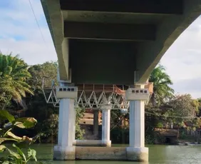 Imagem ilustrativa da imagem Obra em ponte vai causar interdição total do trânsito na BR-101 em São Mateus