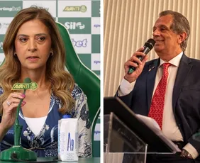 Imagem ilustrativa da imagem Presidente do Flamengo, Bap critica Leila Pereira e ataca: 'Libra é palmeirense'