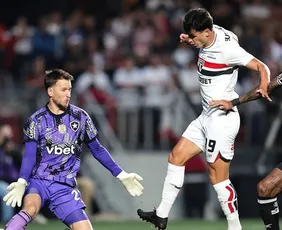 Imagem ilustrativa da imagem São Paulo vence o Botafogo com gol de atacante que não marcava há 13 meses
