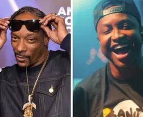 Imagem ilustrativa da imagem Snoop Dogg posta vídeo ouvindo música de Thiaguinho e cantor comemora