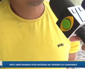 Imagem ilustrativa da imagem "Só peço paz": pai desabafa após perder esposa e filho explosão em terreiro