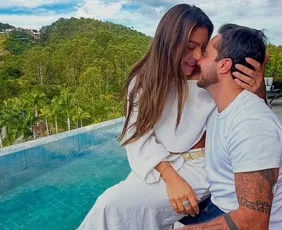 Imagem ilustrativa da imagem Thammy Miranda e Andressa Ferreira anunciam gravidez do segundo filho