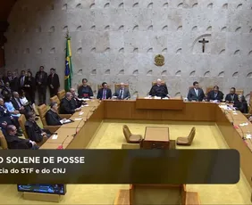 Imagem ilustrativa da imagem Veja posse ao vivo do novo presidente do Supremo Tribunal Federal