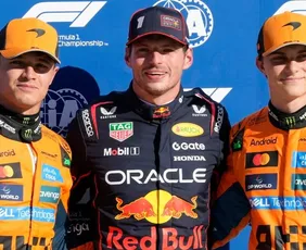 Imagem ilustrativa da imagem Verstappen supera Norris e larga na pole no GP da Itália de F-1; Bortoleto é 7º