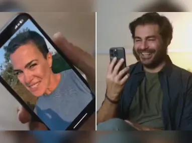Imagem ilustrativa da imagem Ana Paula Arósio e Thiago Lacerda se reencontram na televisão após 26 anos