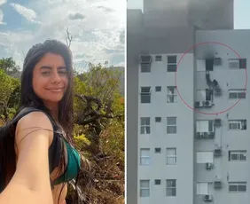 Imagem ilustrativa da imagem Advogada que salvou família de incêndio em apartamento recebe alta após três meses
