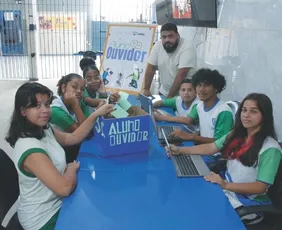 Imagem ilustrativa da imagem Alunos “ouvidores” recebem sugestões para o dia a dia