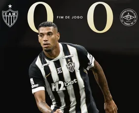 Imagem ilustrativa da imagem Atlético-MG esbarra na falta de entrosamento e fica no empate com o Tombense
