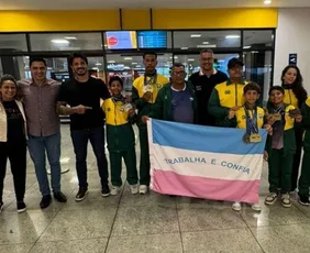 Imagem ilustrativa da imagem Capixabas conquistam 31 medalhas no Pan-Americano de Karatê 2025