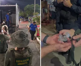 Imagem ilustrativa da imagem Cavaleiros são detidos por suspeita de ameaça e tráfico de drogas em Camburi