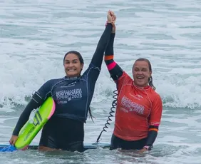 Imagem ilustrativa da imagem Com final histórica entre mãe e filha, Luna Hardman vence em Santa Catarina