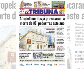 Imagem ilustrativa da imagem Confira os destaques do jornal A Tribuna desta quarta-feira