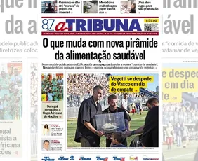 Imagem ilustrativa da imagem Confira os destaques do jornal A Tribuna desta segunda-feira