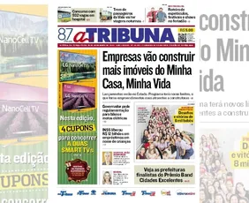 Imagem ilustrativa da imagem Confira os destaques do jornal A Tribuna desta terça-feira