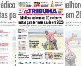 Imagem ilustrativa da imagem Confira os destaques do jornal A Tribuna deste domingo