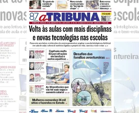 Imagem ilustrativa da imagem Confira os destaques do jornal A Tribuna deste domingo