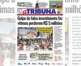 Imagem ilustrativa da imagem Confira os destaques do jornal A Tribuna deste sábado