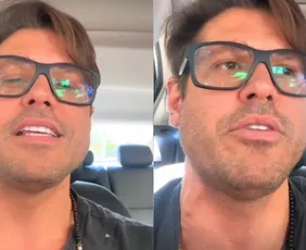 Imagem ilustrativa da imagem Dado Dolabella se envolve em acidente de carro e troca acusações com motorista