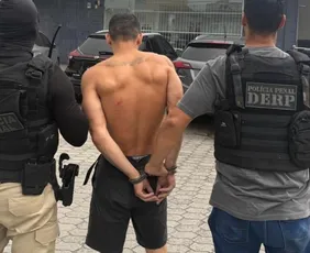Imagem ilustrativa da imagem Detento que escapou da prisão em 2024 é recapturado pela polícia em Vila Velha