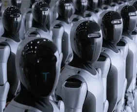 Imagem ilustrativa da imagem Empresa chinesa começa produção em massa de robôs humanoides